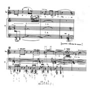 Frammento di partitura vocale